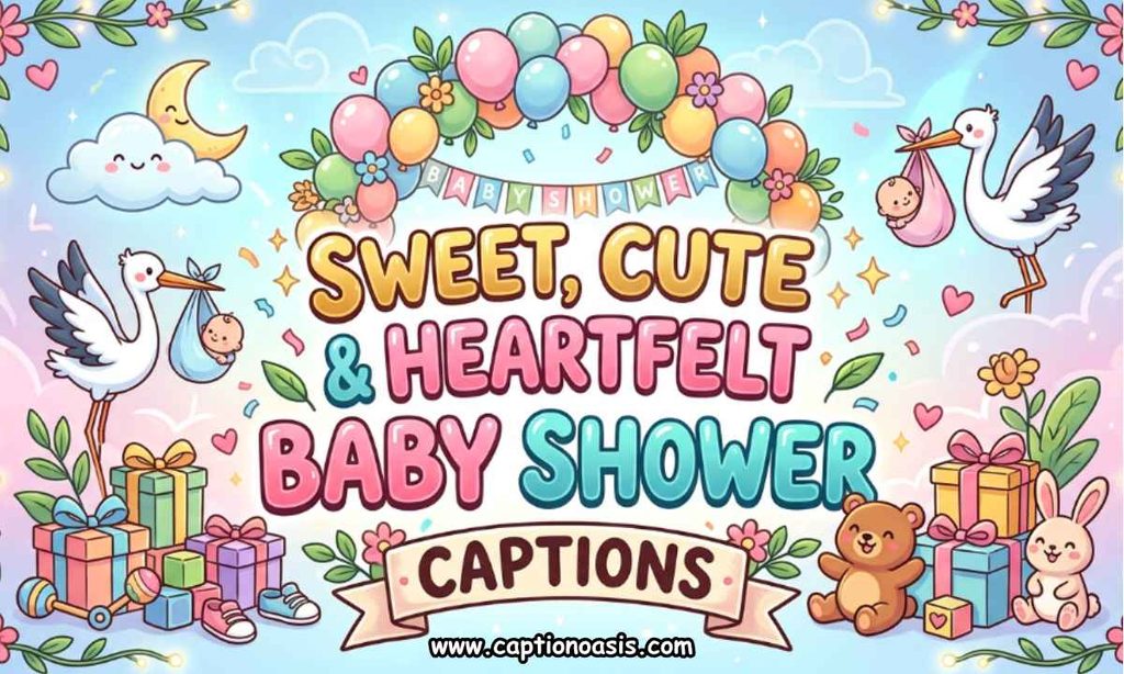 Sweet, Cute & Heartfelt Baby Shower Captions