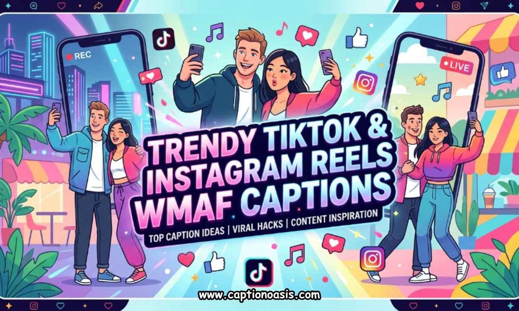 Trendy TikTok & Instagram Reels WMAF Captions
