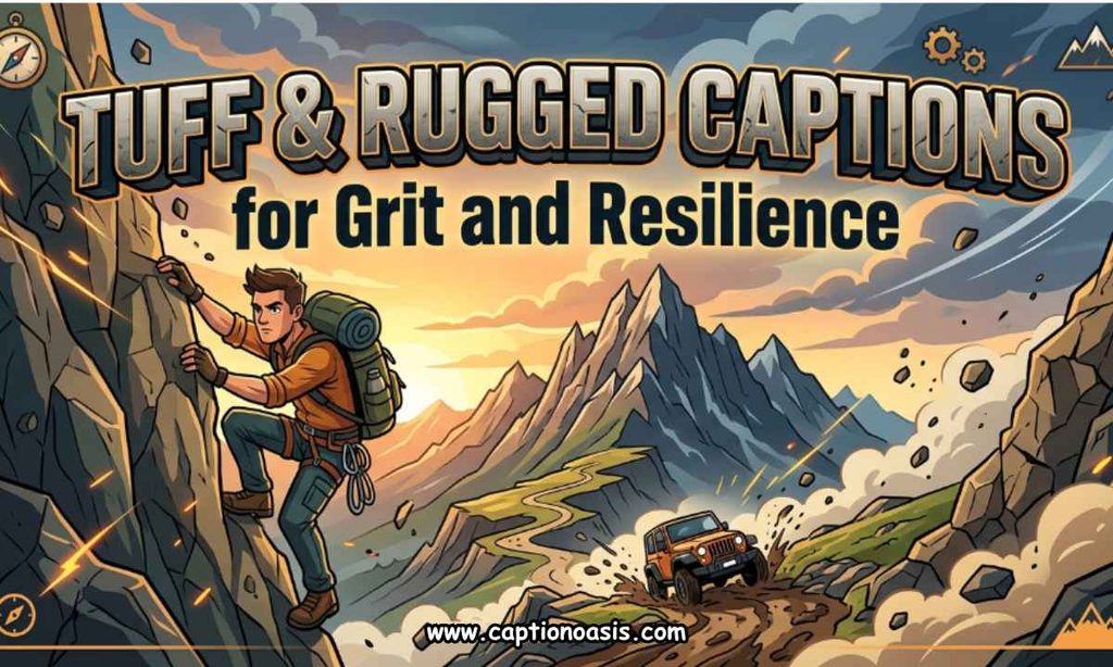 Tuff & Rugged Captions for Grit and Resilience