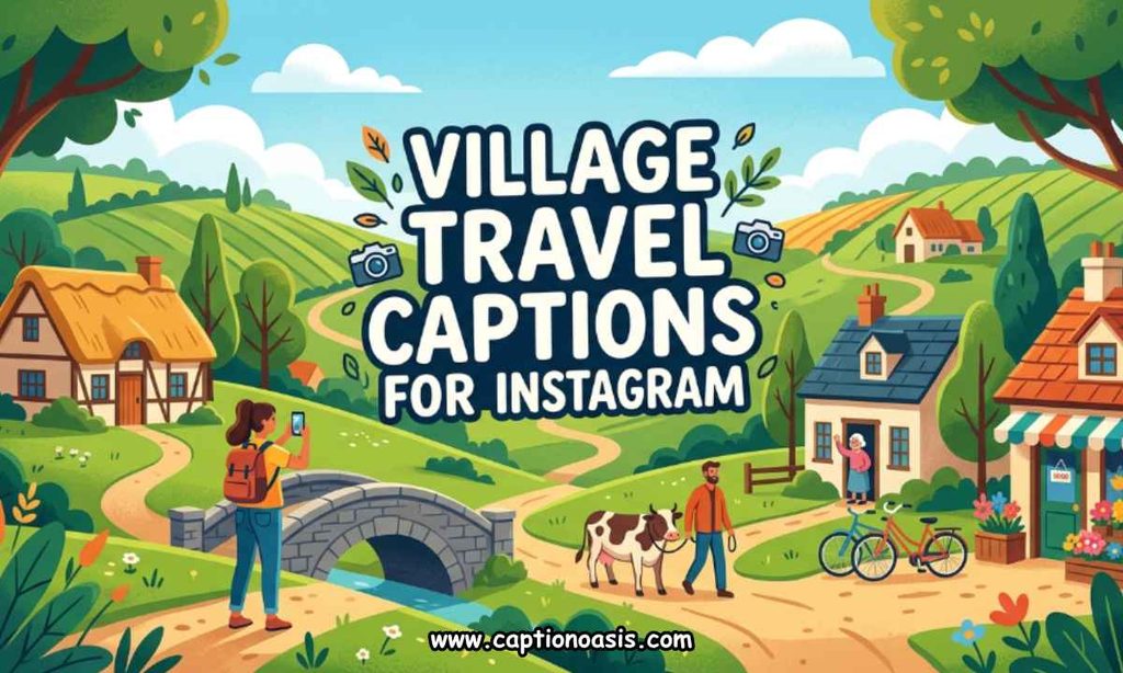Village Travel Captions for Instagram