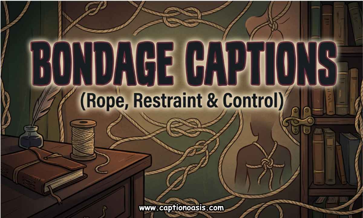 Bondage Captions (Rope, Restraint & Control)