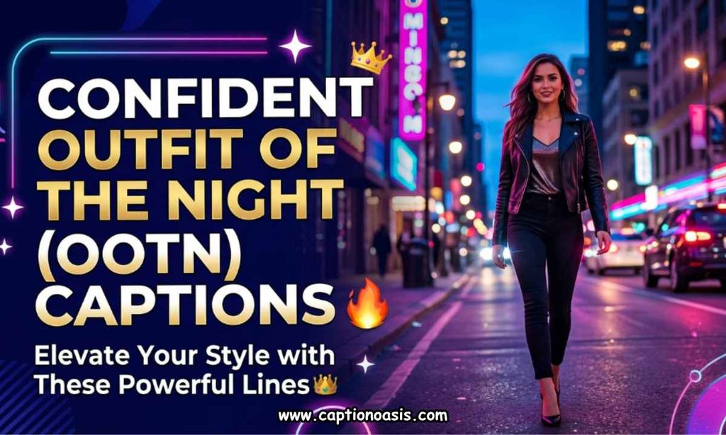 Confident Outfit of the Night (OOTN) Captions
