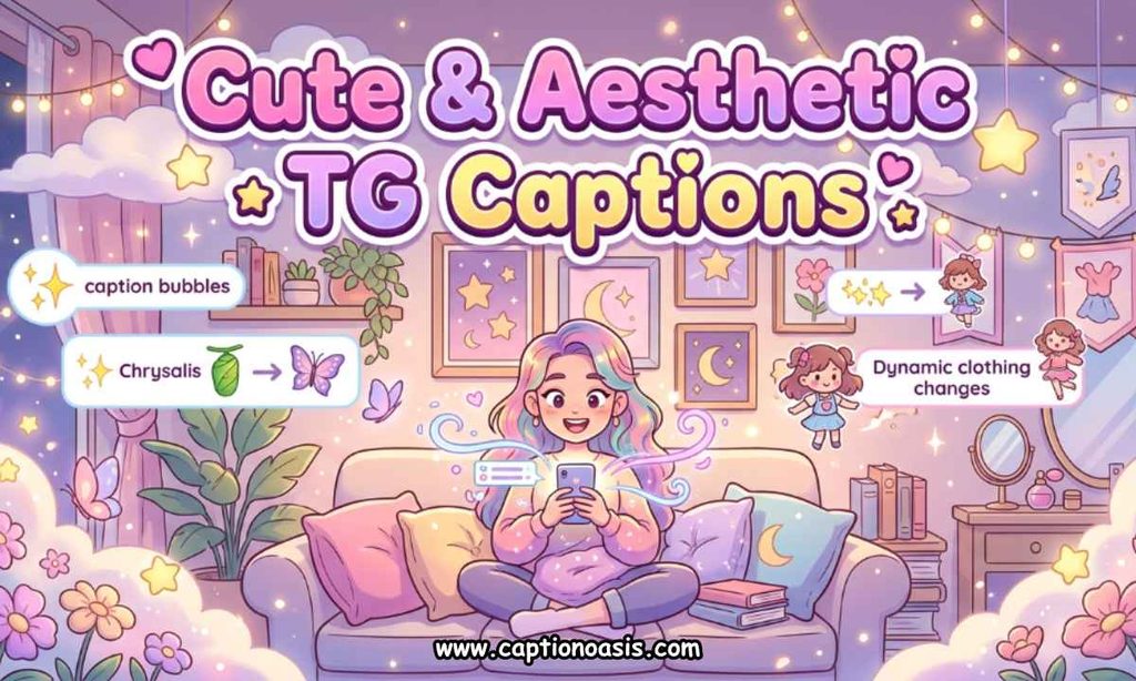 Cute & Aesthetic TG Captions