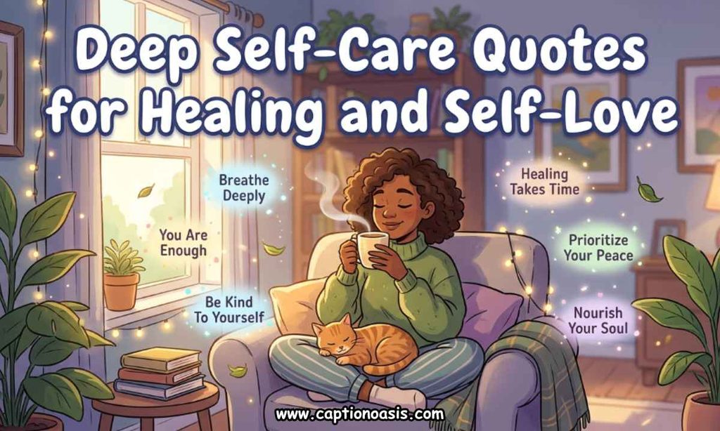 Deep Self-Care Quotes for Healing and Self-Love