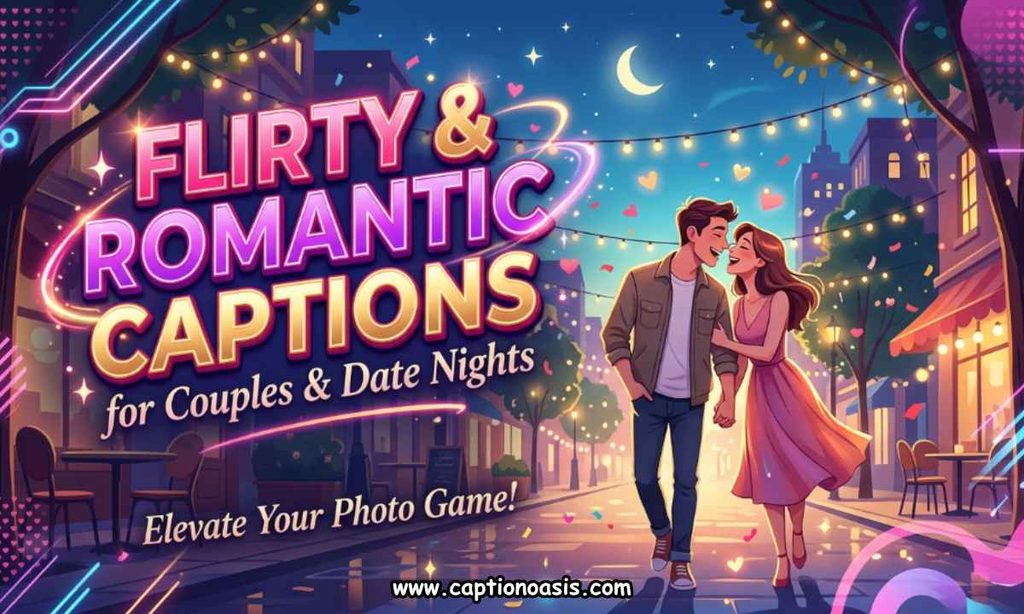 Flirty & Romantic Captions for Couples & Date Nights
