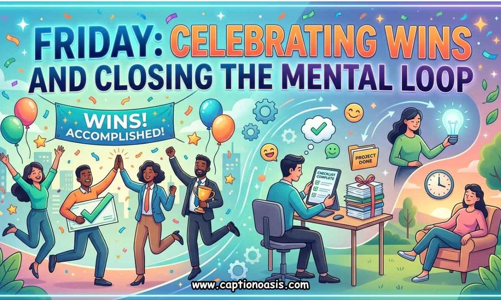 Friday - Celebrating Wins and Closing the Mental Loop