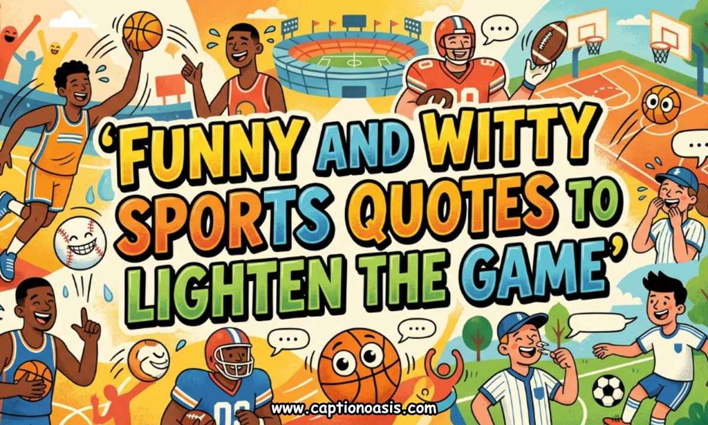 Funny and Witty Sports Quotes to Lighten the Game