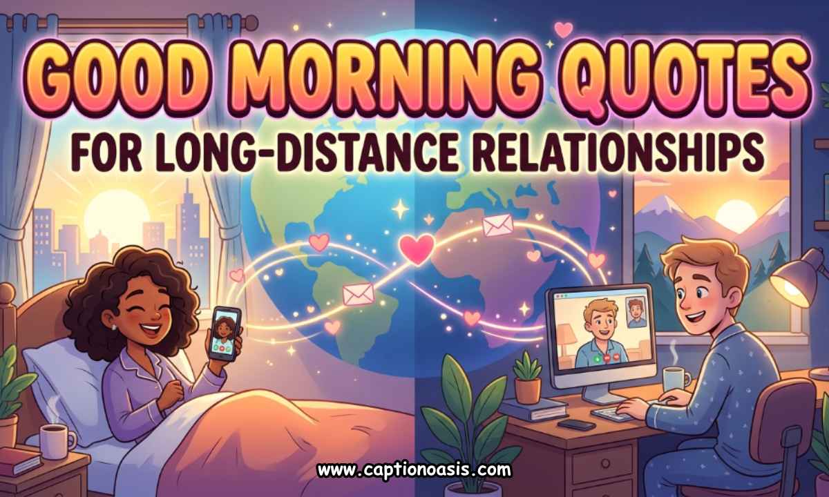 Good Morning Quotes for Long-Distance Relationships