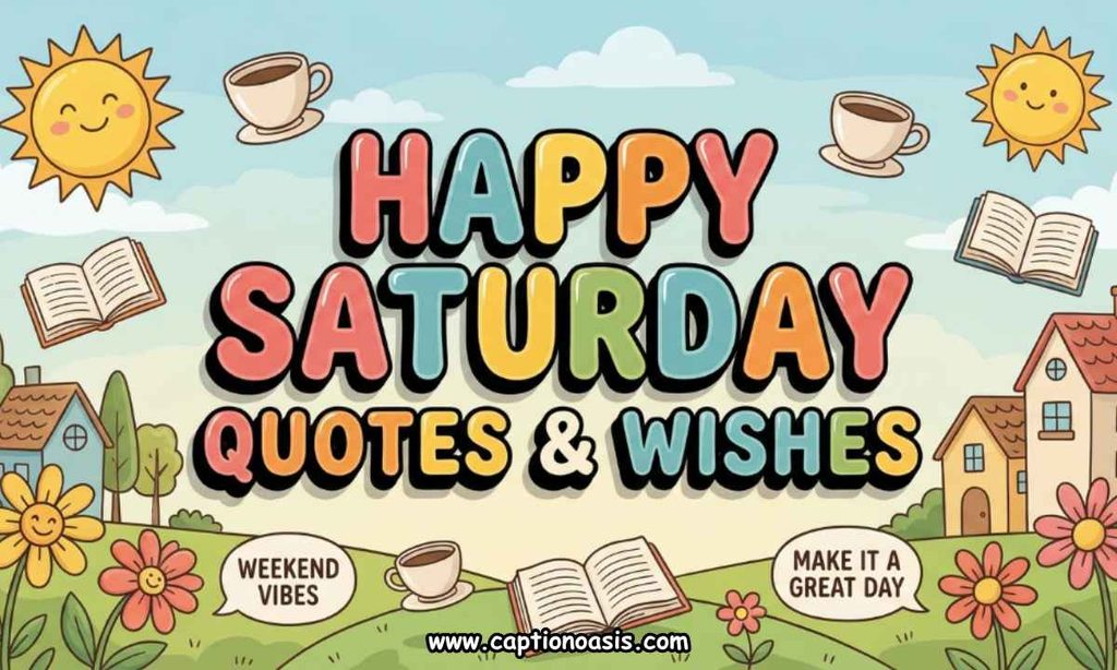 Happy Saturday Quotes & Wishes