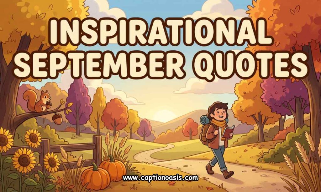 Inspirational September Quotes