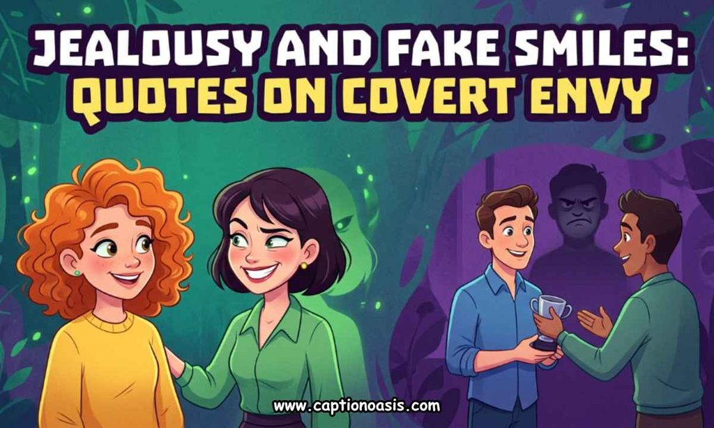 Jealousy and Fake Smiles - Quotes on Covert Envy