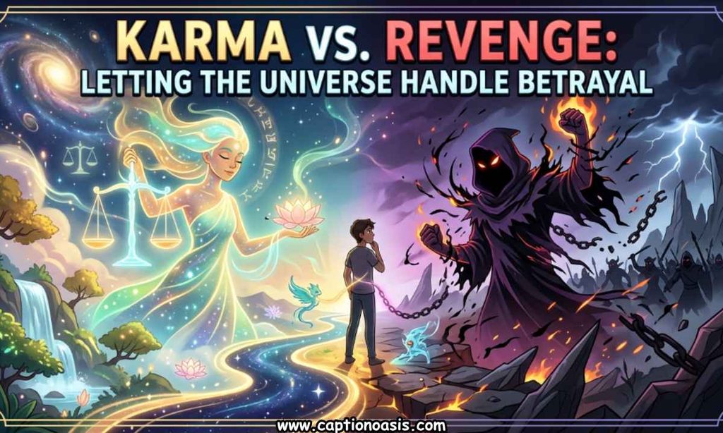 Karma vs. Revenge - Letting the Universe Handle Betrayal