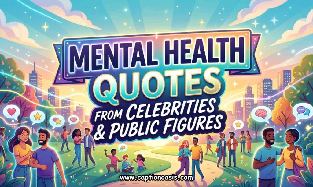 Mental Health Quotes from Celebrities & Public Figures