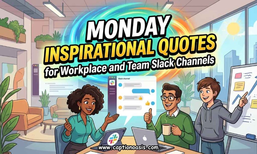 Monday Inspirational Quotes for Workplace and Team Slack Channels