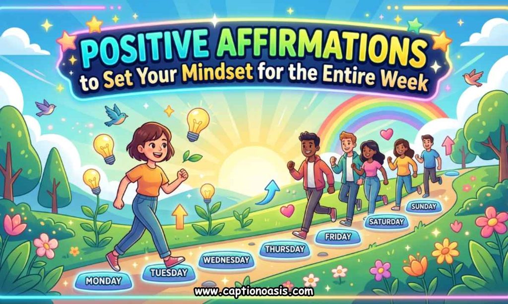 Positive Affirmations to Set Your Mindset for the Entire Week