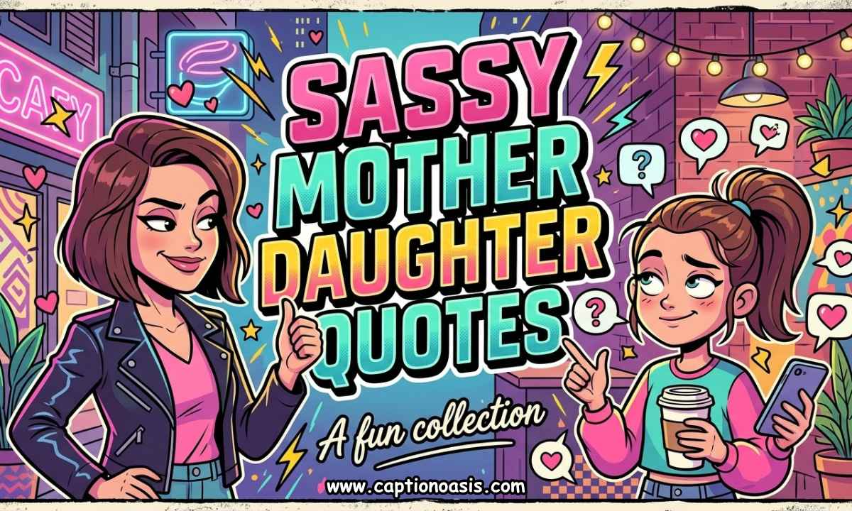 Sassy Mother Daughter Quotes