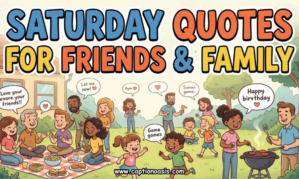 Saturday Quotes for Friends & Family