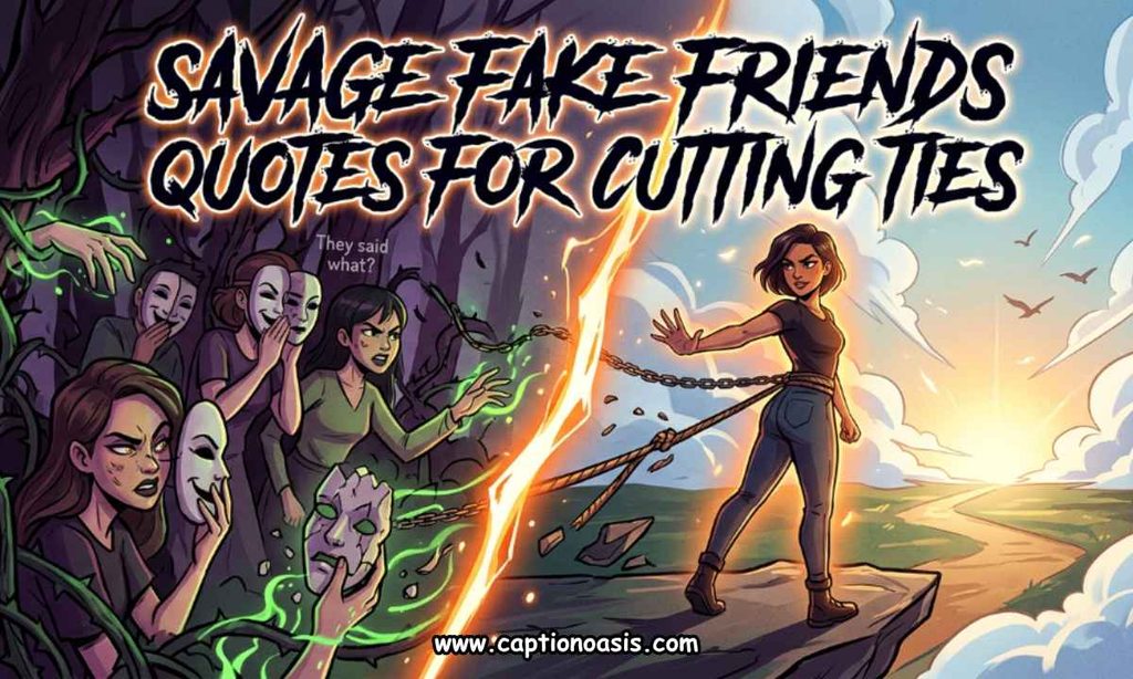 Savage Fake Friends Quotes for Cutting Ties