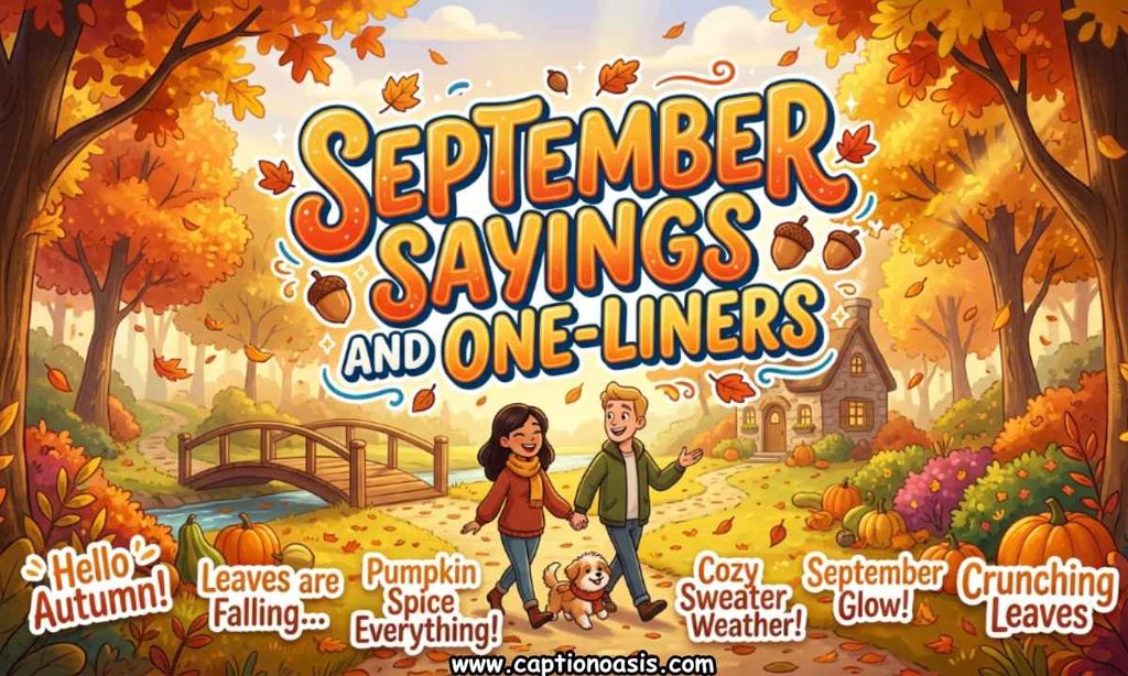 September Sayings and One-Liners