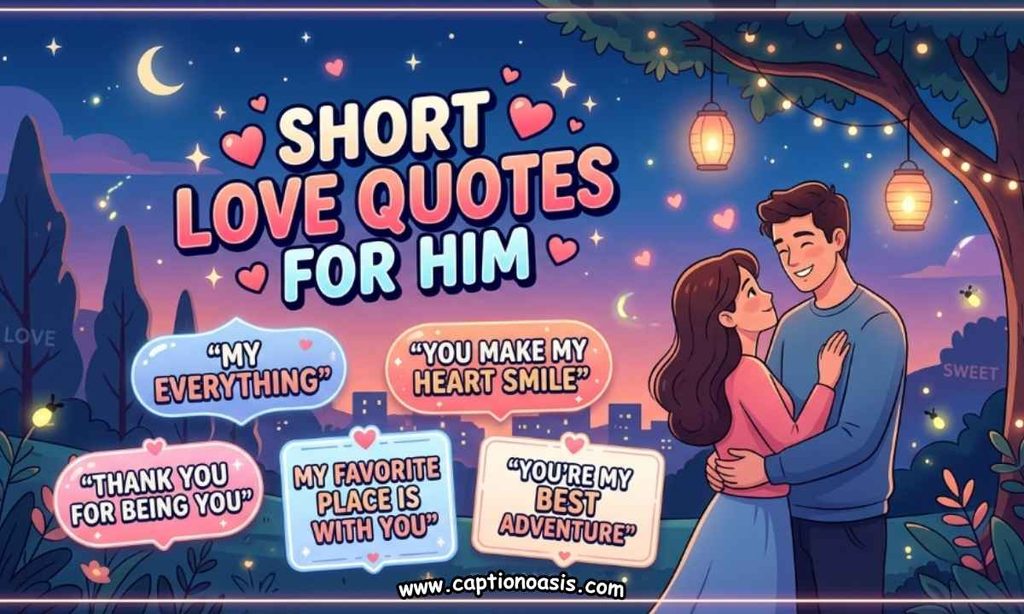 Short Love Quotes for Him