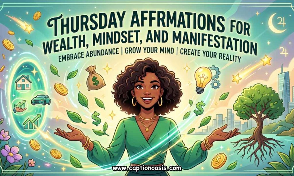 Thursday Affirmations for Wealth, Mindset, and Manifestation