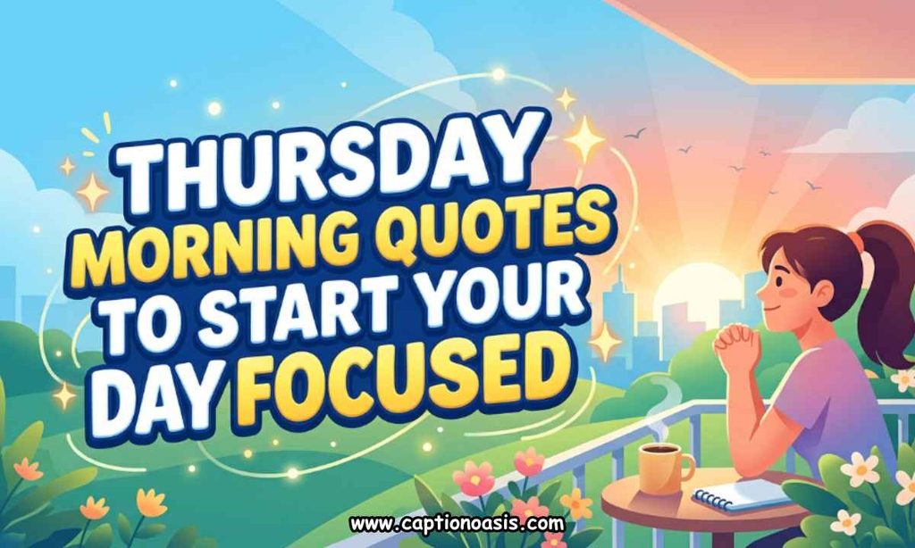 Thursday Morning Quotes to Start Your Day Focused