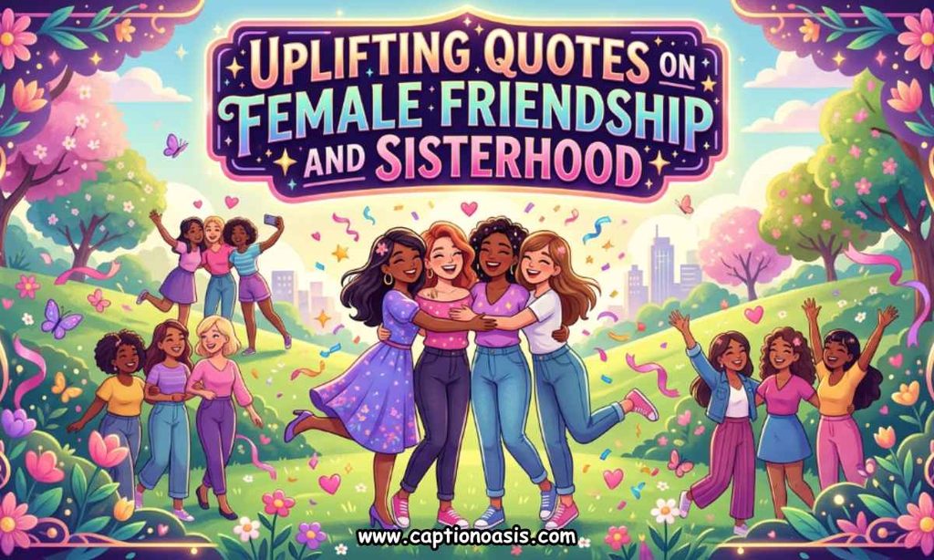 Uplifting Quotes on Female Friendship and Sisterhood