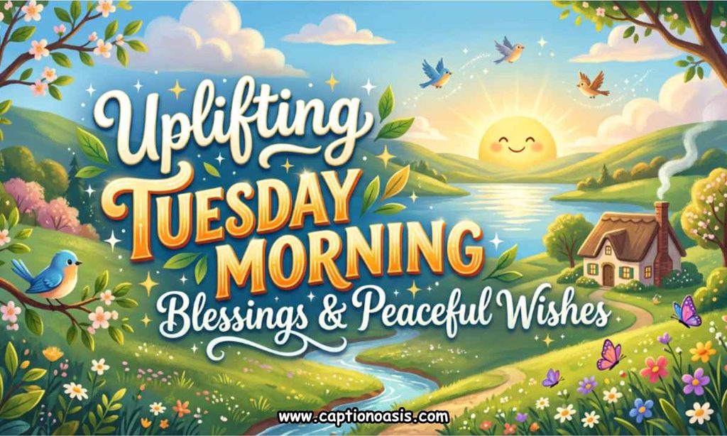 Uplifting Tuesday Morning Blessings & Peaceful Wishes