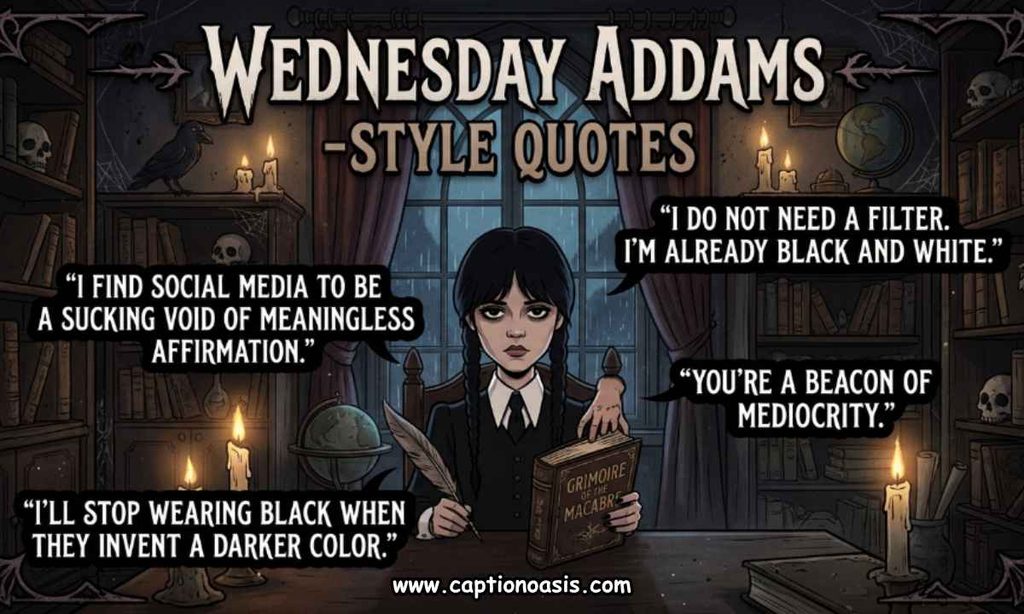 Wednesday Addams-Style Quotes