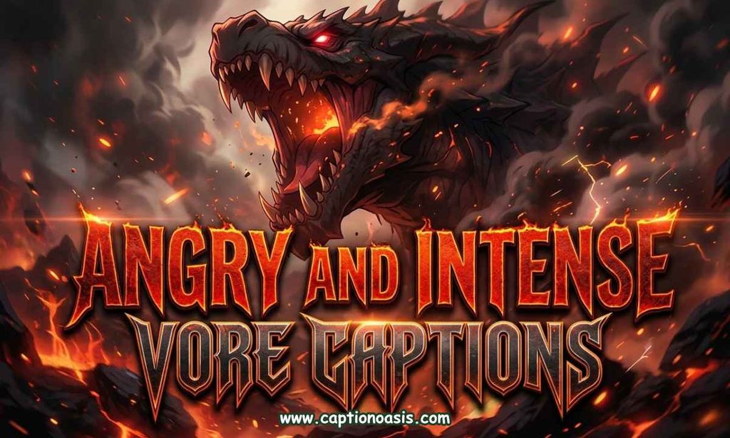 Angry and Intense Vore Captions