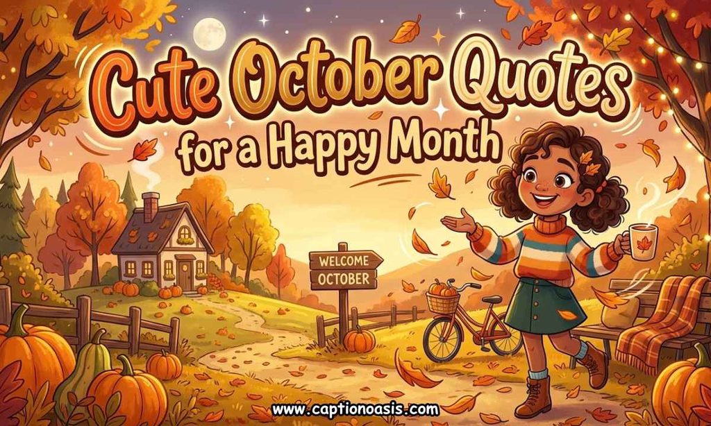 Cute October Quotes for a Happy Month