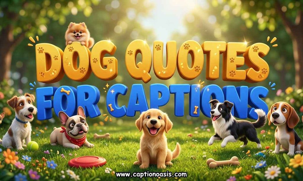 Dog Quotes for Captions