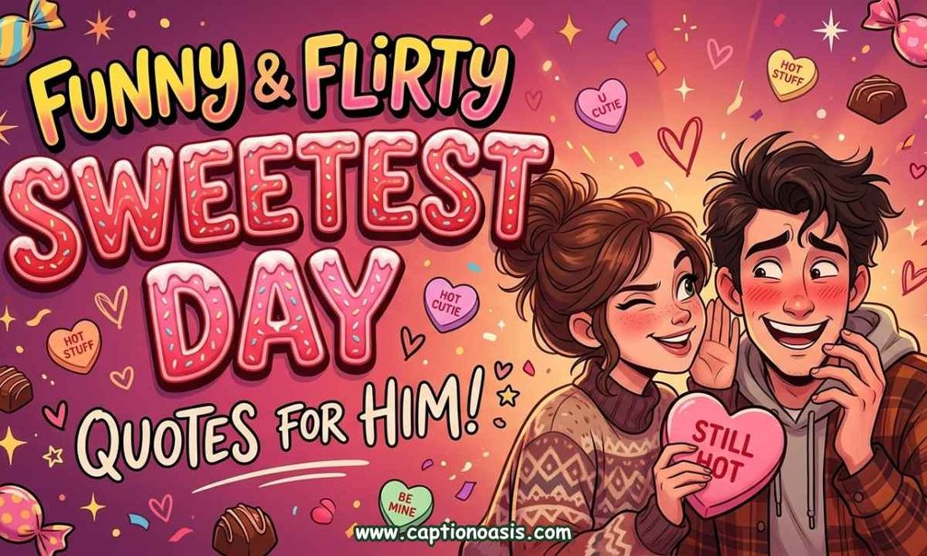 Funny and Flirty Sweetest Day Quotes for Him