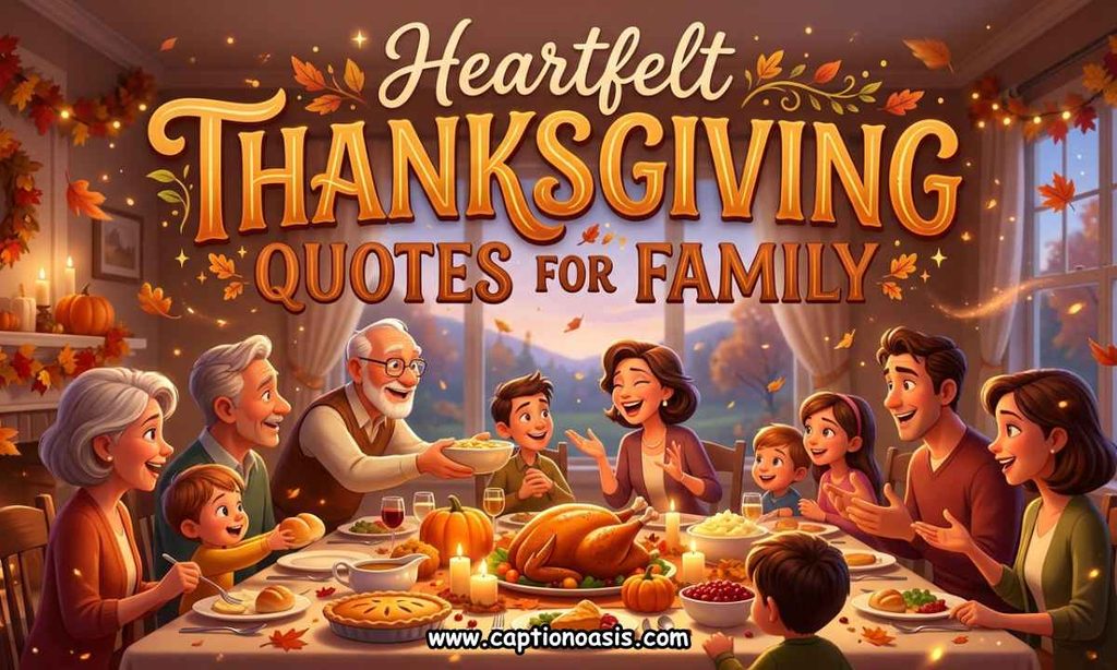 Heartfelt Thanksgiving Quotes for Family