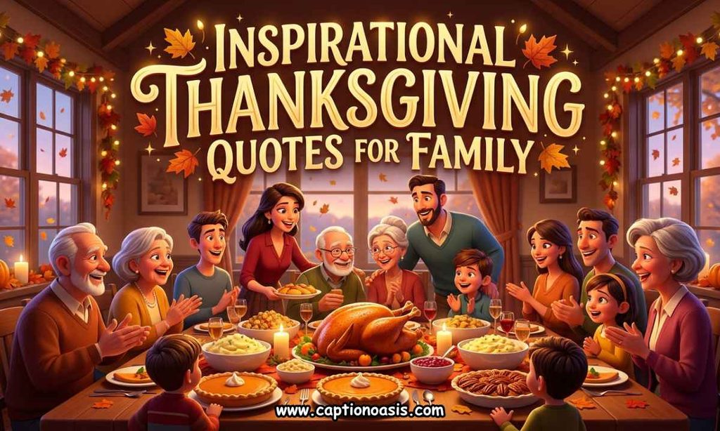 Inspirational Thanksgiving Quotes for Family