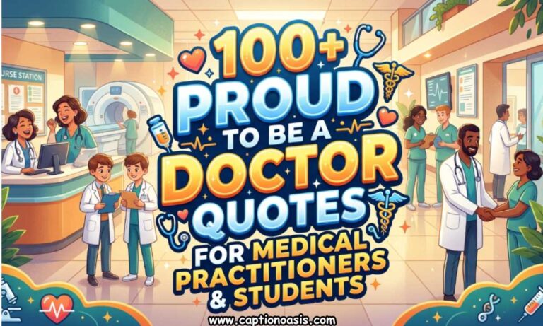 100+ Proud To Be A Doctor Quotes For Medical Practitioners And Students