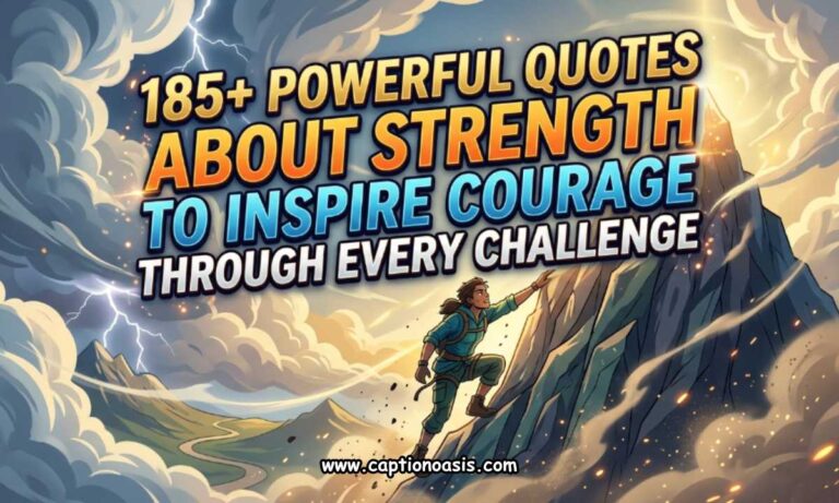 185+ Powerful Quotes About Strength to Inspire Courage Through Every Challenge