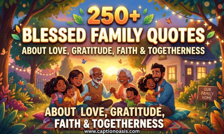 250+ Blessed Family Quotes About Love, Gratitude, Faith & Togetherness
