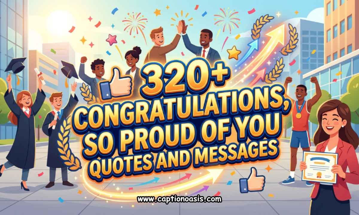 320+ Congratulations, So Proud of You Quotes and Messages