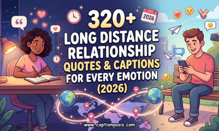 320+ Long Distance Relationship Quotes & Captions for Every Emotion (2026)