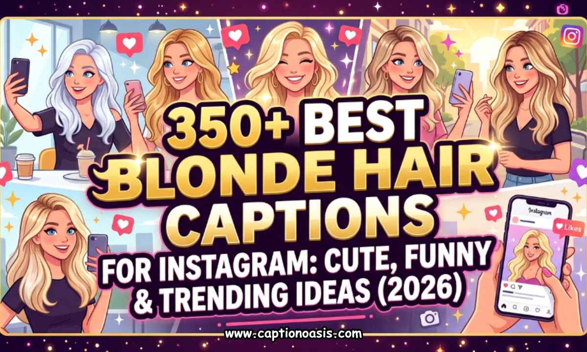 350+ Best Blonde Hair Captions for Instagram - Cute, Funny & Trending Ideas (2026)