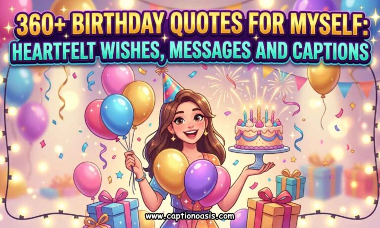 360+ Birthday Quotes for Myself - Heartfelt Wishes, Messages and Captions