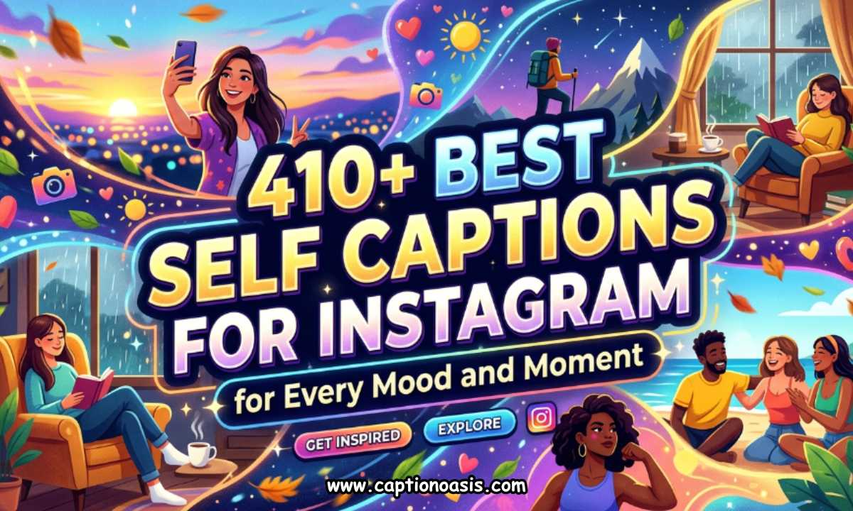 410+ Best Self Captions for Instagram for Every Mood and Moment