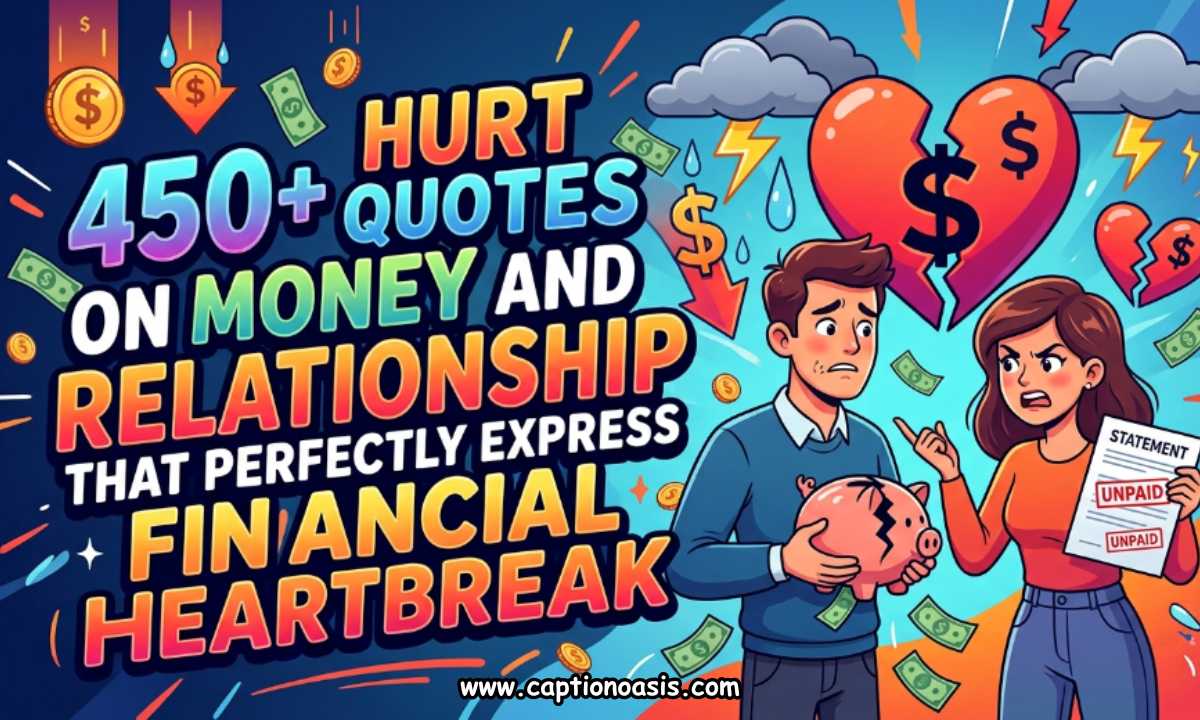 450+ Hurt Quotes on Money and Relationship That Perfectly Express Financial Heartbreak