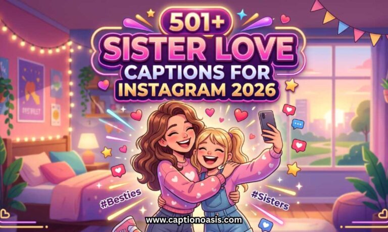 501+ Sister Love Captions for Instagram 2026