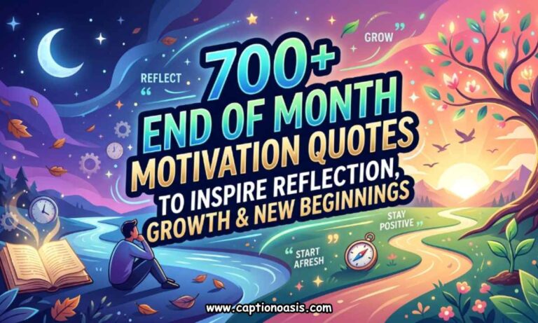700+ End of Month Motivation Quotes to Inspire Reflection, Growth & New Beginnings