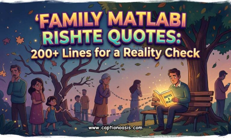 Family Matlabi Rishte Quotes - 200+ Lines for a Reality Check