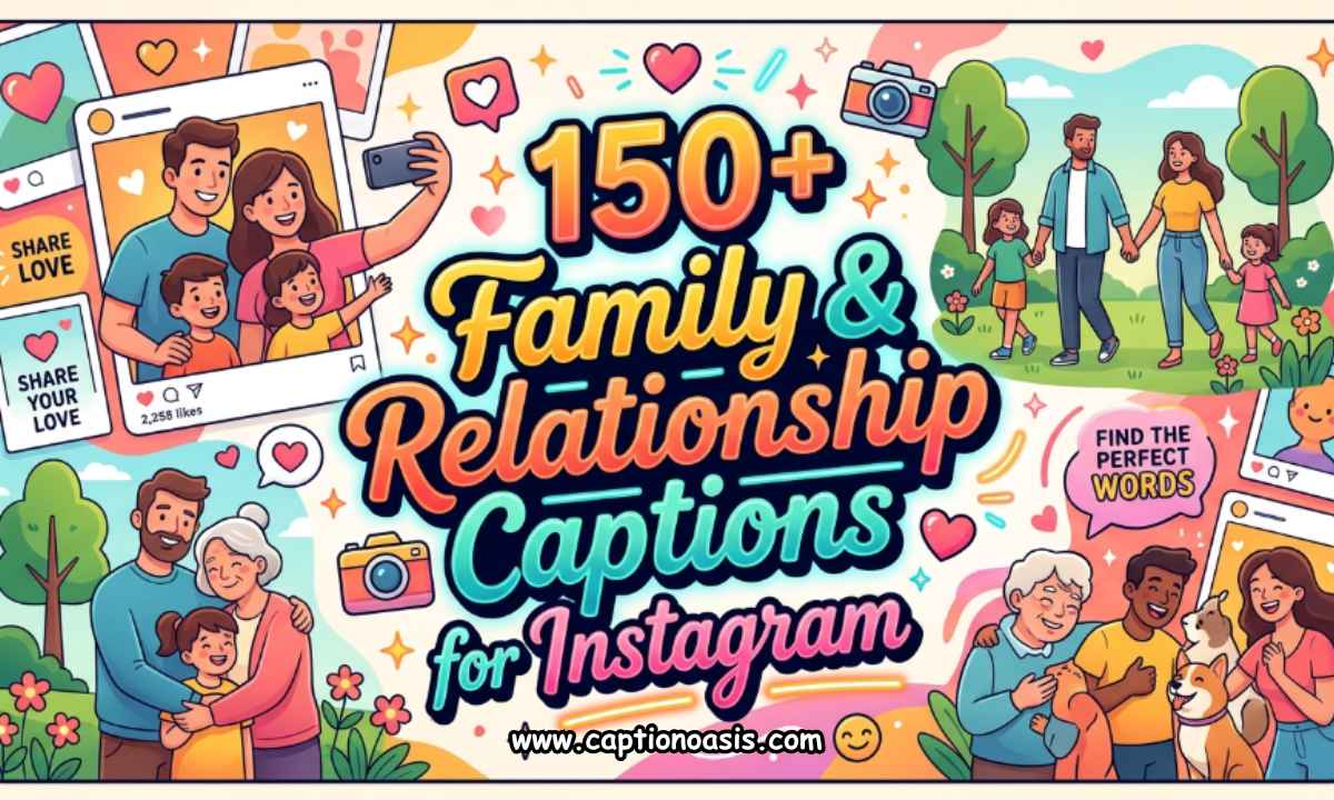 150+ Family & Relationship Captions for Instagram