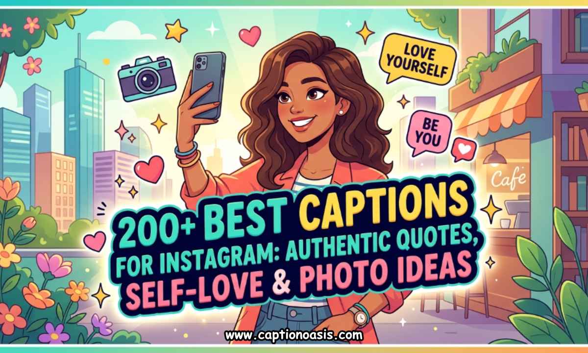 200+ Best Yourself Captions for Instagram - Authentic Quotes, Self-Love & Photo Ideas