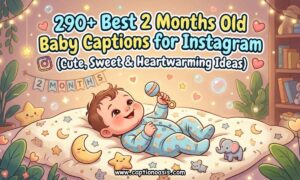 290+ Best 2 Months Old Baby Captions for Instagram (Cute, Sweet & Heartwarming Ideas)